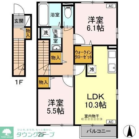 セジュールプレリーの物件間取画像